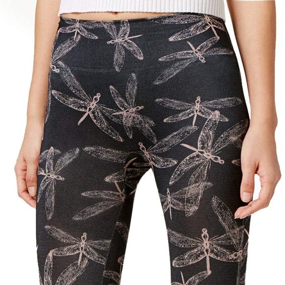 First Looks Women's Graphic Dragonfly Seamless Leggings Size Medium/Large - Picture 2 of 2